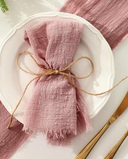 Elegant Holiday Linen Blend Napkins - 50 Pack for Festive Gatherings