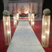 Elegant Crystal Wedding Centrepiece | Acrylic Event Pathway Decoration | 110cm Height