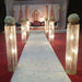 Crystal Wedding Centerpiece | Acrylic Road Lead for Events | 110cm Height