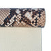 Python Print Faux Leather Fabric Roll - Ideal for Custom Bags, Shoes, and Hair Accessories