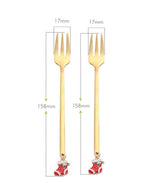 gold sock fork