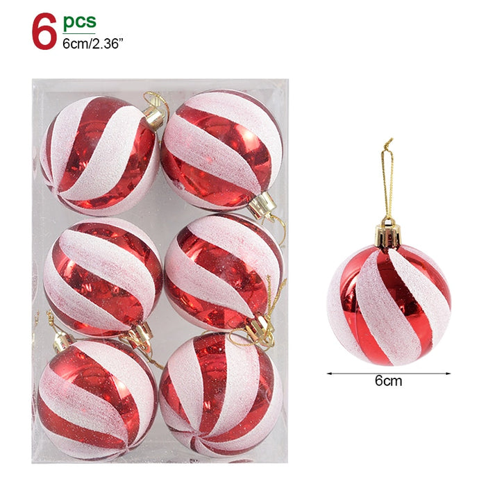 Festive Sparkle Christmas Bauble Set