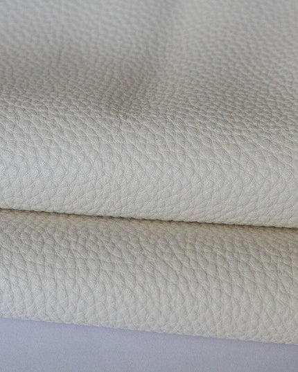 Elegant Litchi Pattern Vegan Leather Craft Sheet - A4 Size for Creative Projects