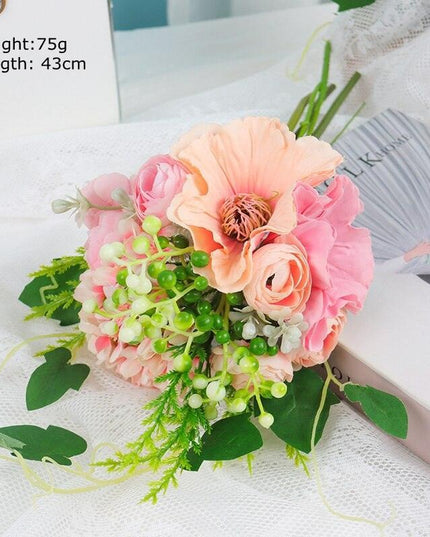 Elegant Pink Silk Roses - Timeless Floral Luxury