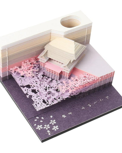 Illuminated Fantasy Castle 3D Memo Pad - Unlock Your Imagination