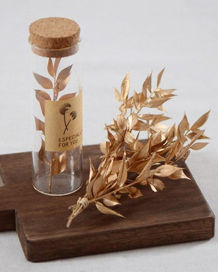 Eternal Charm Metallic Dried Leaf Collection | Assorted Elegance - 50g