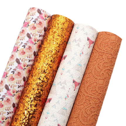 Glamorous Faux Leather DIY Crafting Kit: Sparkle & Shine Bundle