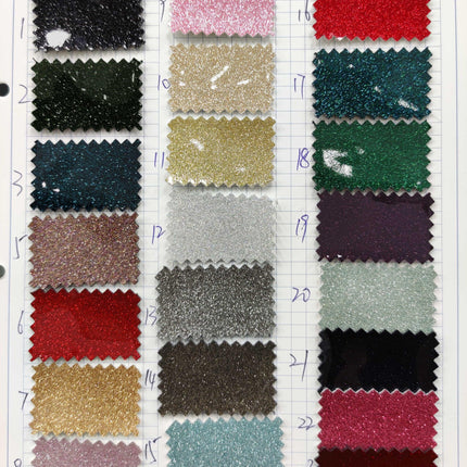 Glamorous Sparkle PU Faux Leather Craft Sheet with Mirror Finish