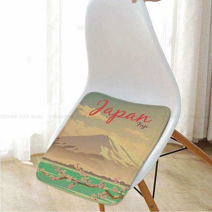 Tokyo Travel Flannel Seat Pad - Stylish Comfort Enhancement for Any Setting