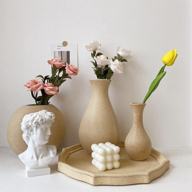 Vintage-Inspired Eco-Friendly Wooden Vase - Timeless Elegance for Your Space