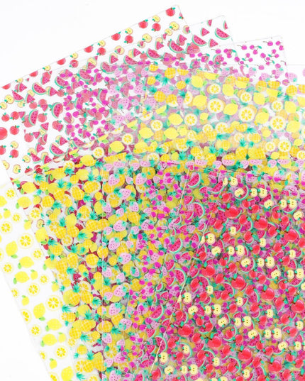 Vibrant Waterproof Fruity PVC Leather Sheets: Unleash Your Creative Potential!