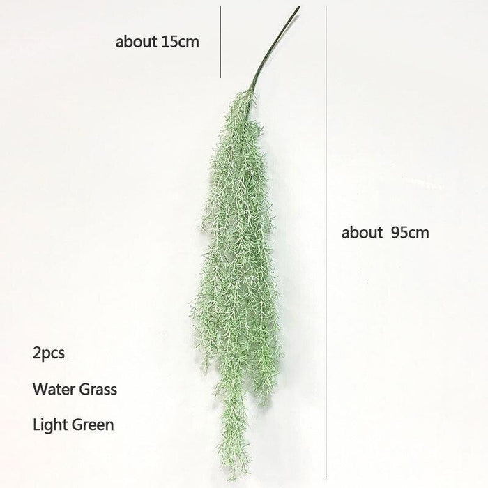 Realistic 95cm Green Water Plant Wall Art Piece