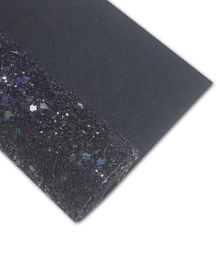 Sparkling Black Faux Leather Crafting Roll: Unleash Your Artistic Potential