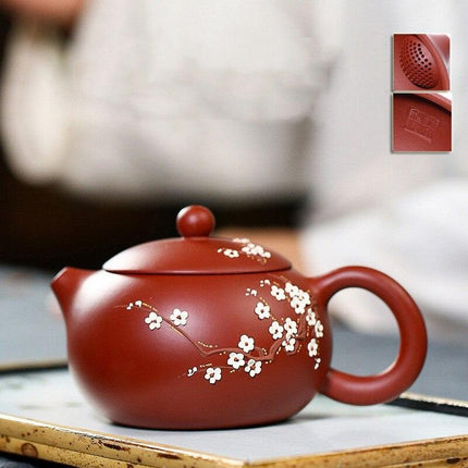 Handcrafted Yixing Purple Clay Teapot for Genuine Chinese Tea Experience
