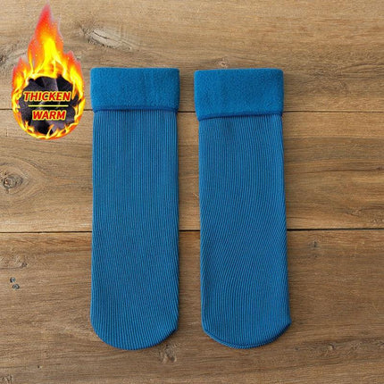 Elegant Cashmere Blend Women's Winter Socks Inspired by Japanese Style