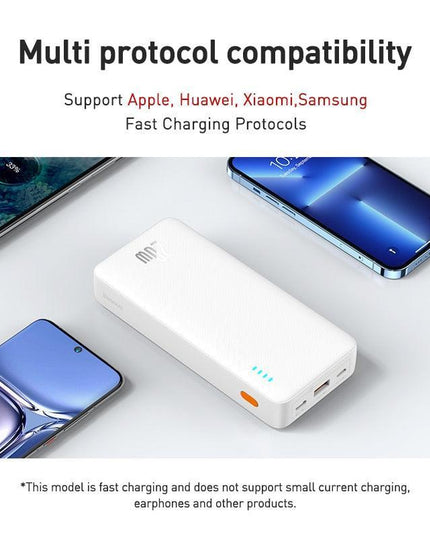 20,000mAh Baseus Power Bank - High-Speed Dual Input/Output Charging for Ultimate Portability