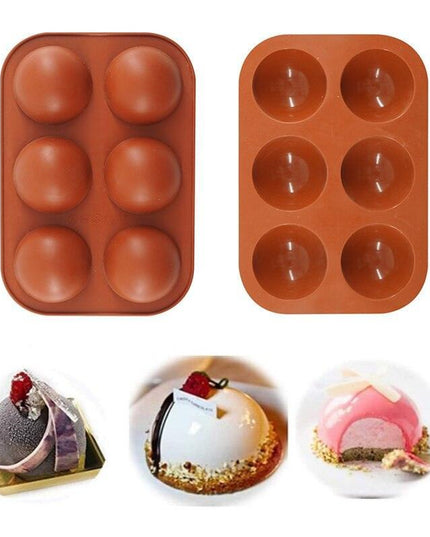 Creative 3D Silicone Sphere Mold for Innovative Baking Adventures