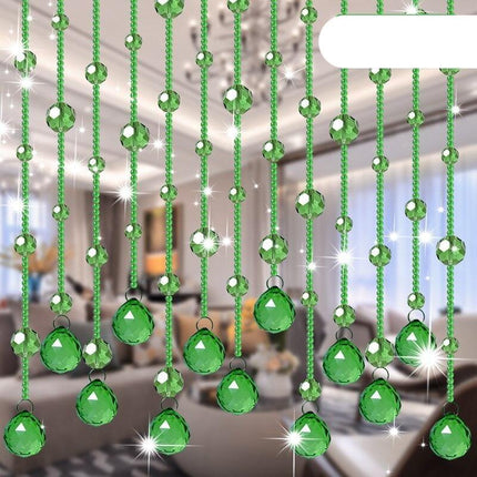 Elegant Crystal Beaded Room Divider Curtain for Luxurious Home Aesthetics