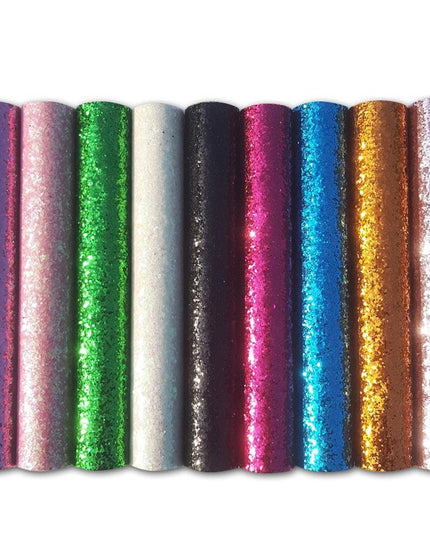 Glistening Gold, Ruby, and Onyx Faux Leather Crafting Roll - Unleash Your Imagination