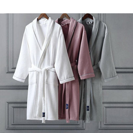 Serene Comfort: Exquisite Yukata-Inspired Winter Cotton Bathrobe for Ultimate Relaxation