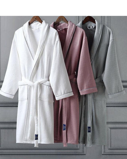 Serene Comfort: Exquisite Yukata-Inspired Winter Cotton Bathrobe for Ultimate Relaxation