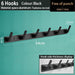 Aluminum Robe Hook with Rust-Resistant Space Aluminum for Versatile Storage Options