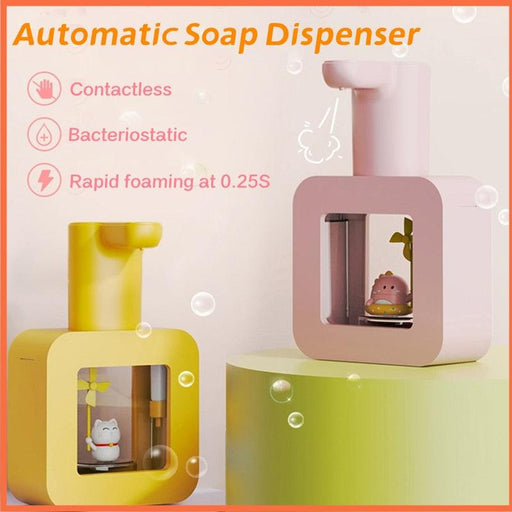 Adorable Kids Soap Dispenser with Time Reminder for Fun Hand Washing