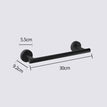 Towel bar-Black-30cm