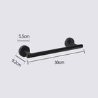 Towel bar-Black-30cm