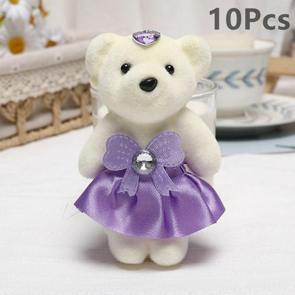 Floral Teddy Bear Celebration Bundle - Set of 10