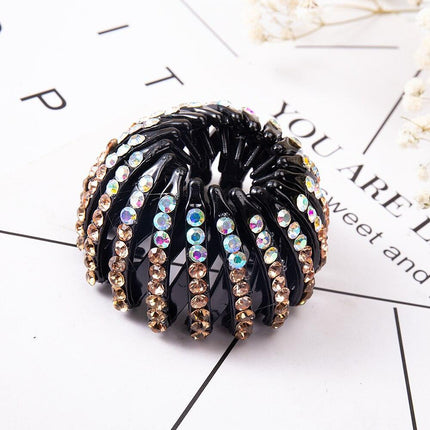 Chic Crystal Nest Hair Claw for Effortless Style