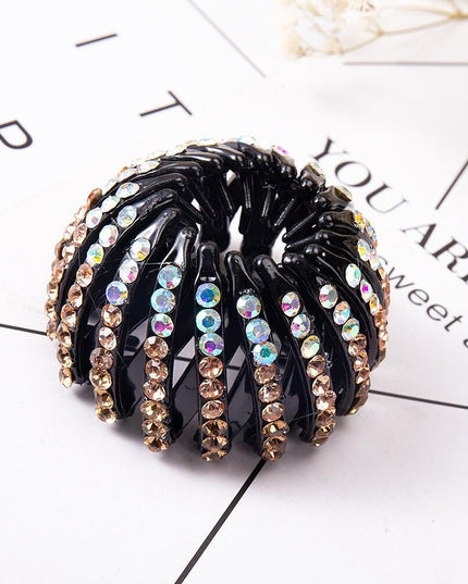 Chic Crystal Nest Hair Claw for Effortless Style