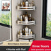 Aluminum Corner Shelf Organizer with Rust-Resistant Design and Spacious Storage