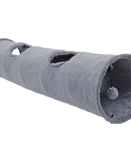 Interactive Peekaboo Pet Tunnel with Fun Ball - Engaging Playtime Adventure for Your Furry Companions