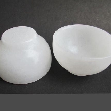 Elegant Handcrafted White Jade Teacup Set for Gongfu Tea Enthusiasts