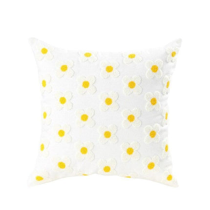 Boho Chic Floral Lumbar Pillow Cover - Stylish Home Decor Accent