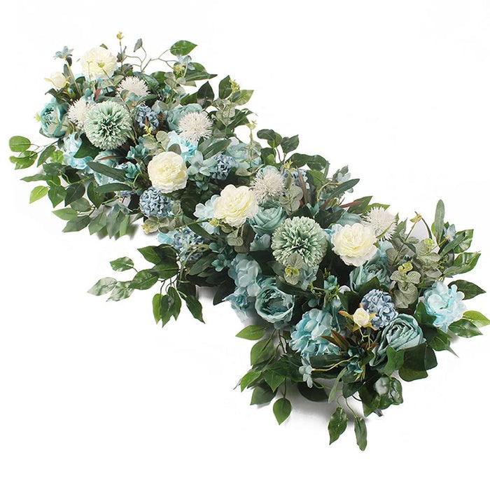 Silk Rose Blossom Elegance: Premium Floral Wall Decor Set - Handcrafted Beauty