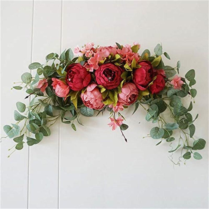 30-Inch Wedding Artificial Peony Swag for Wall Decor & Centerpieces