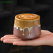 Artisan European Nature-Inspired Tea Cup Set with Unique Kiln-Fired Glazing