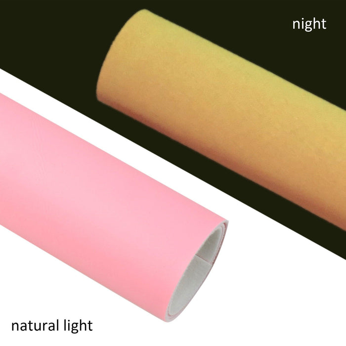 Luminous Glow-in-the-Dark Synthetic Leather Crafting Sheets