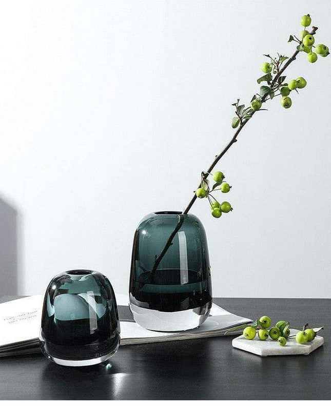 Elegant Nordic Glass Vase for Timeless Home Decor