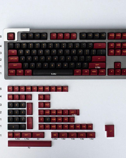 Upgrade Your Keyboard Aesthetic with 150 MSA Dual-Color Keycaps