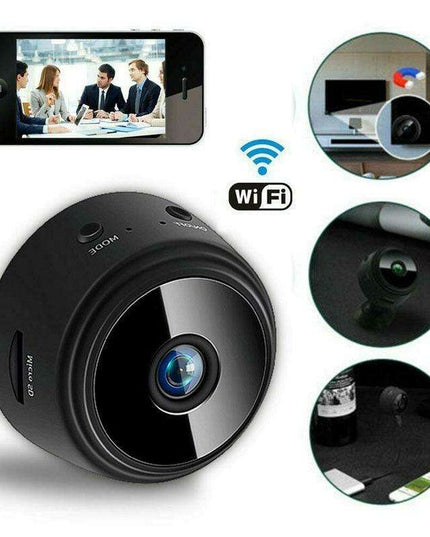 Wireless Mini Night Vision Camera with Magnetic Attachment for Home Security