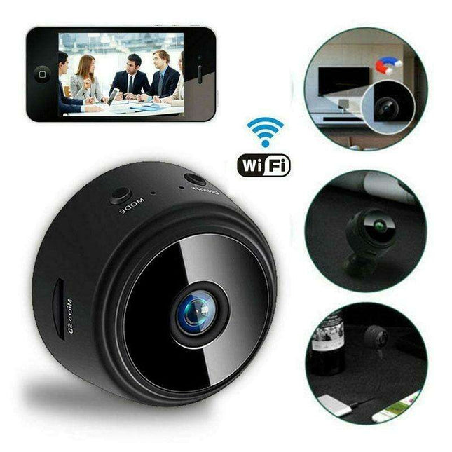 Wireless Mini Night Vision Camera with Magnetic Attachment for Home Security