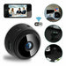 Compact Wireless Mini Camera with Night Vision and Magnetic Mount for Home Security Surveillance