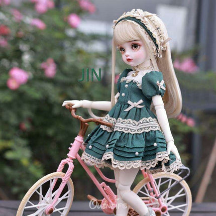 Enchanting Customizable Jin Young Doll in Stylish Lolita Attire