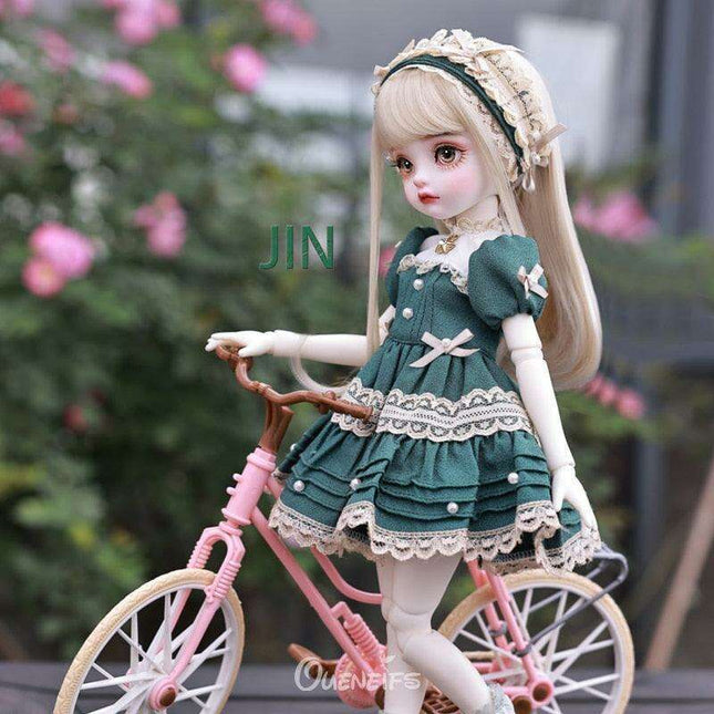 Enchanting Customizable Jin Young Doll in Stylish Lolita Attire