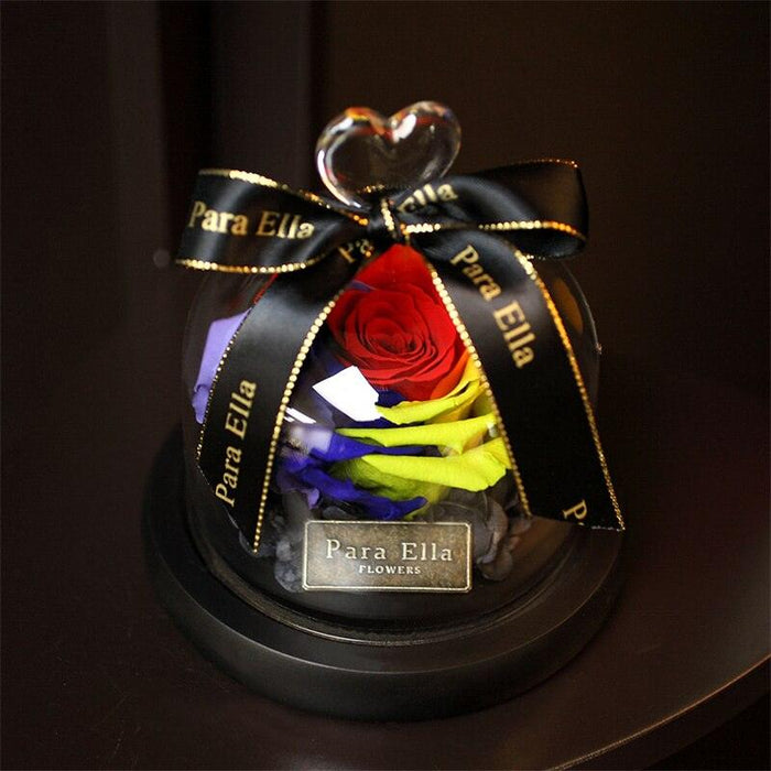 Eternal Rose Encased in Glass Dome - Ideal Valentine's Day Present