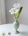 Emerald Glass Vase - Contemporary Elegance for Your Home