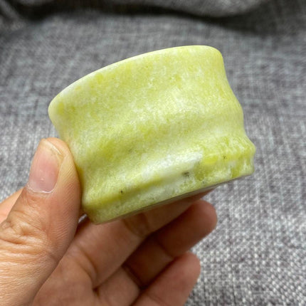 Emerald Jade Tea Cup Collection - Handcrafted Timeless Beauty